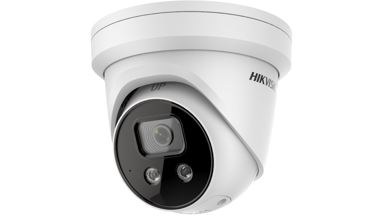 20000326 Hikvision EasyIP 4.0 AcuSense 8MP EXIR Turret IP camera, 2.8mm