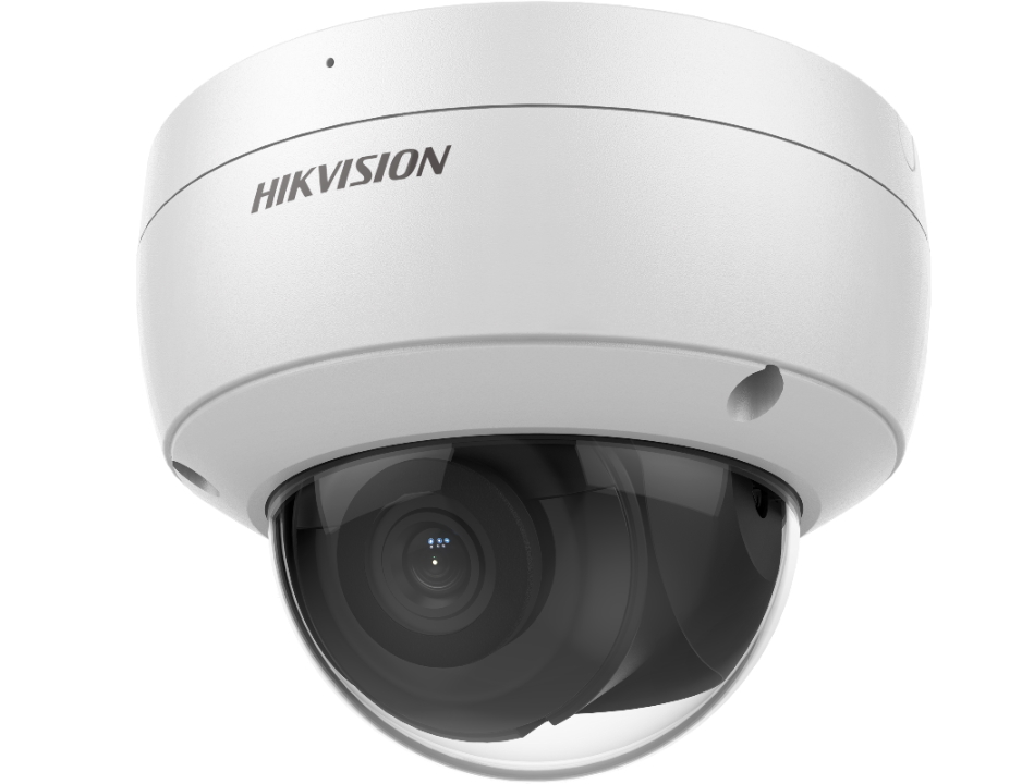 20001200 Hikvision EasyIP 4.0 AcuSense 8MP IR Dome IP Camera, ingebouwde microfoon