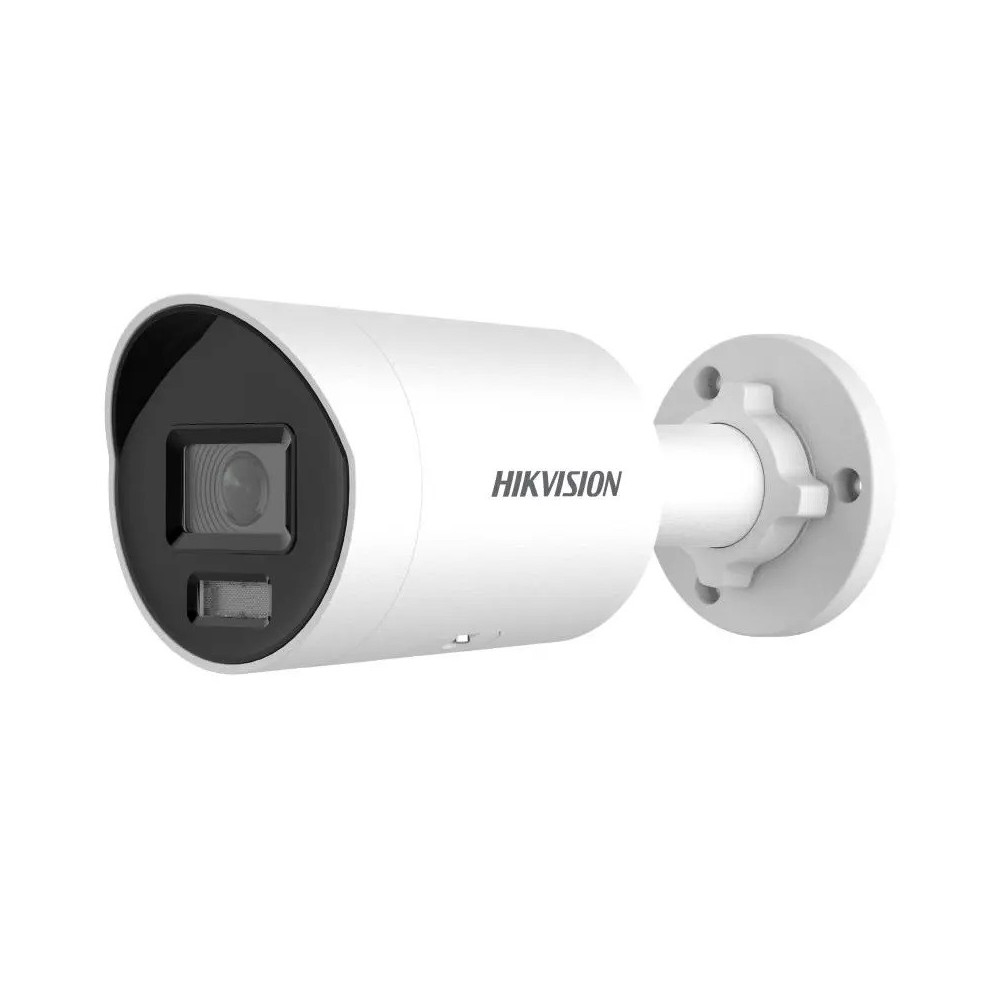 20001114 Hikvision 8 MP Smart Hybrid Light Dual Illumination Bullet IP Camera, 2.8mm, mic