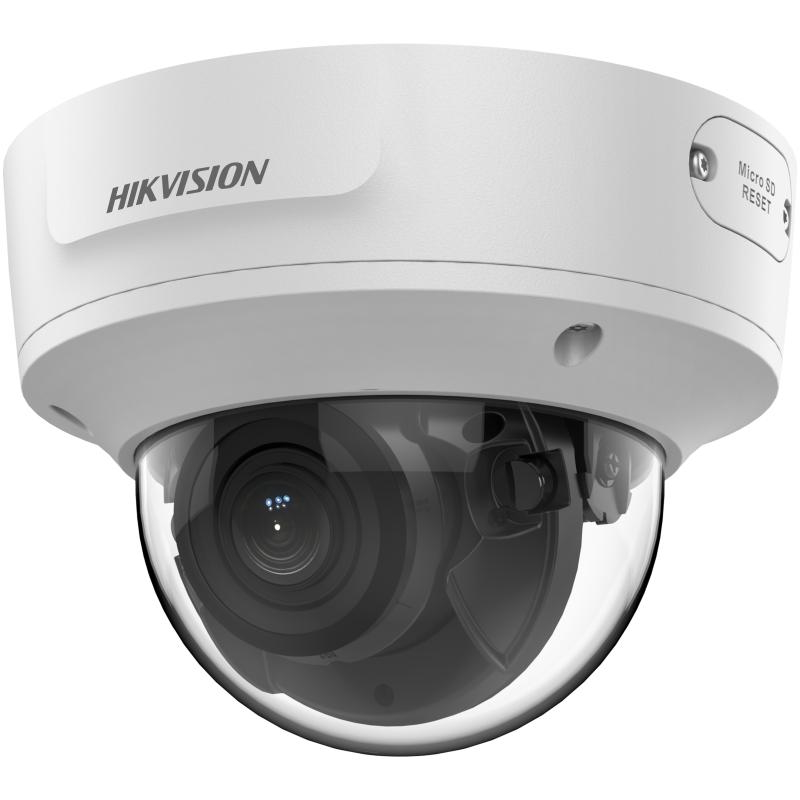 20001222 Hikvision 4MP AcuSense Motorized Varifocal Dome IP Camera, IK10, 7-35 mm