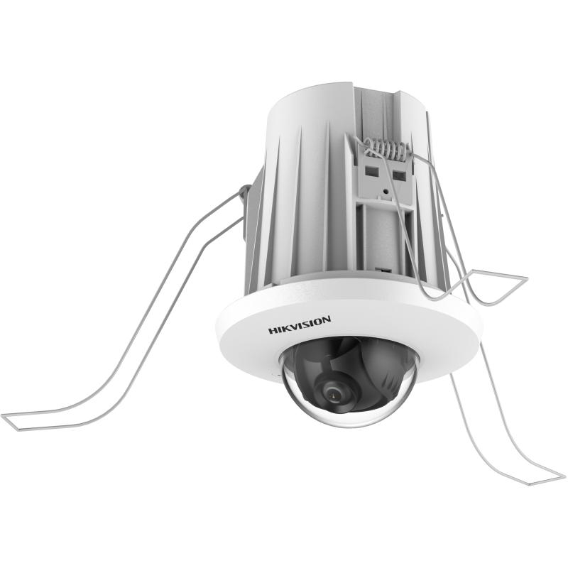 20001394 Hikvision 4 MP AcuSense vaste mini dome netwerkcamera voor plafond, 2,8 mm