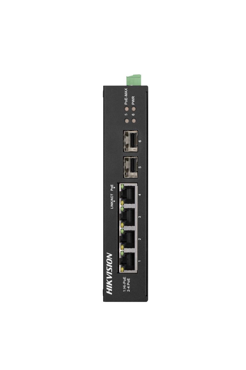 20001511 Hikvision 4-poorts Gigabit unmanaged PoE switch