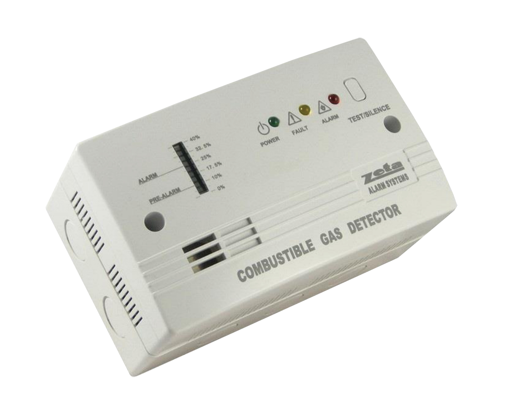 30010001 LPG gasmelder, 230VAC/9-28VDC, 2 x relaisuitgang alarm, 5V uitgang
